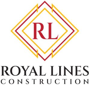 Logo of Royal Lines Construction, partner of Dharamrup Enterprises in commercial real estate development.